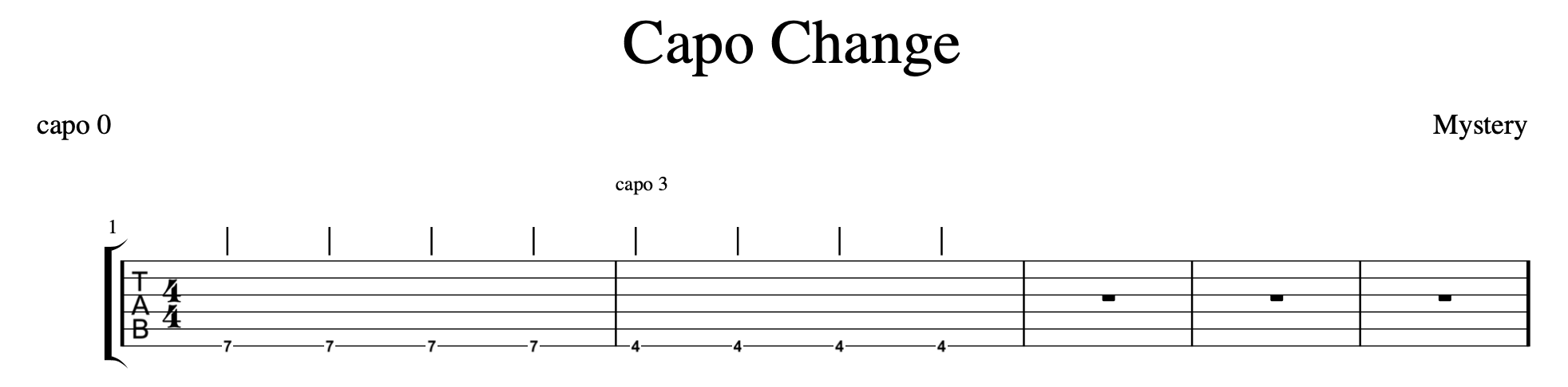 capo change