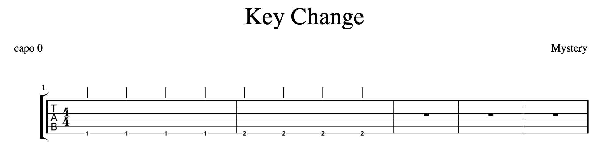 key change